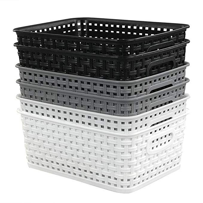 Plastic Storage Basket 3pcs